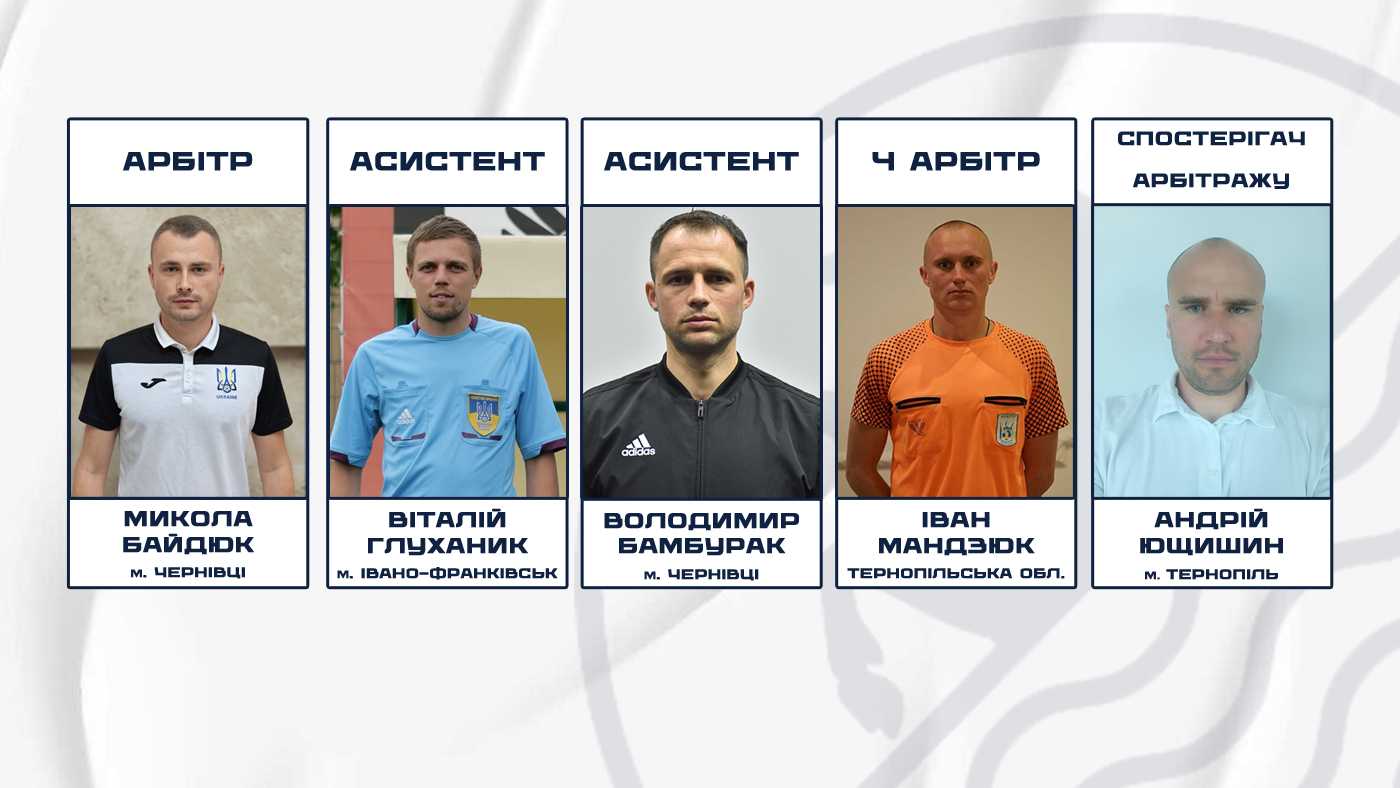 "Дністер" – "Коростень/Агро-Нива": призначено бригаду арбітрів